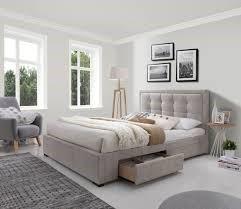 Blissful Upholstered Bed with 4 Drawers